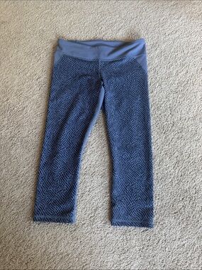 Under Armour Blue Textured Leggings